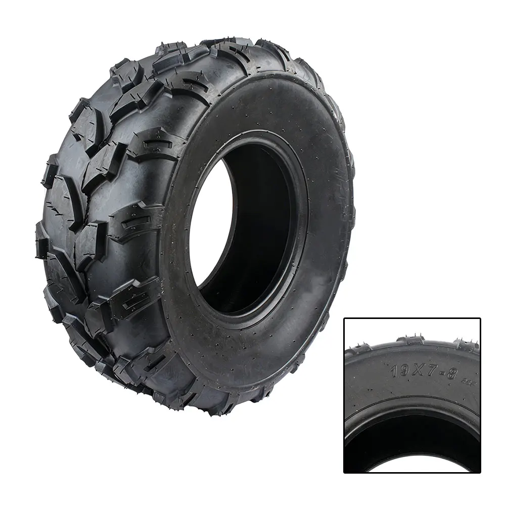 Rear Rim Wheel Tire Outer Tread With Anti-slip Grooves 6202RS For Most 19x7-8 Wheel Applications For ATV Beach Buggy Karting Car