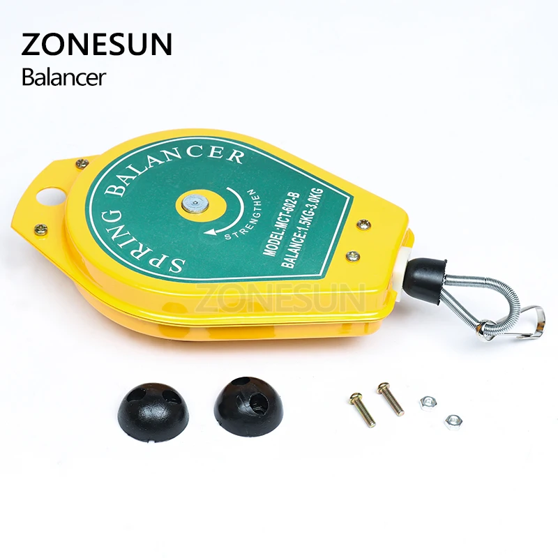 ZONESUN Spring Balancer 1.5kg-3.0kg Screwdriver Hanging Tool Torque Wrench Hanger Steel Wire Rope Measuring Tool