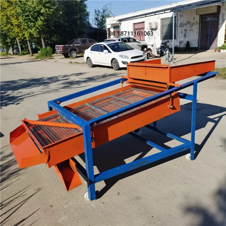 Grain screening machine, grain separator, grain cleaning and screening machine