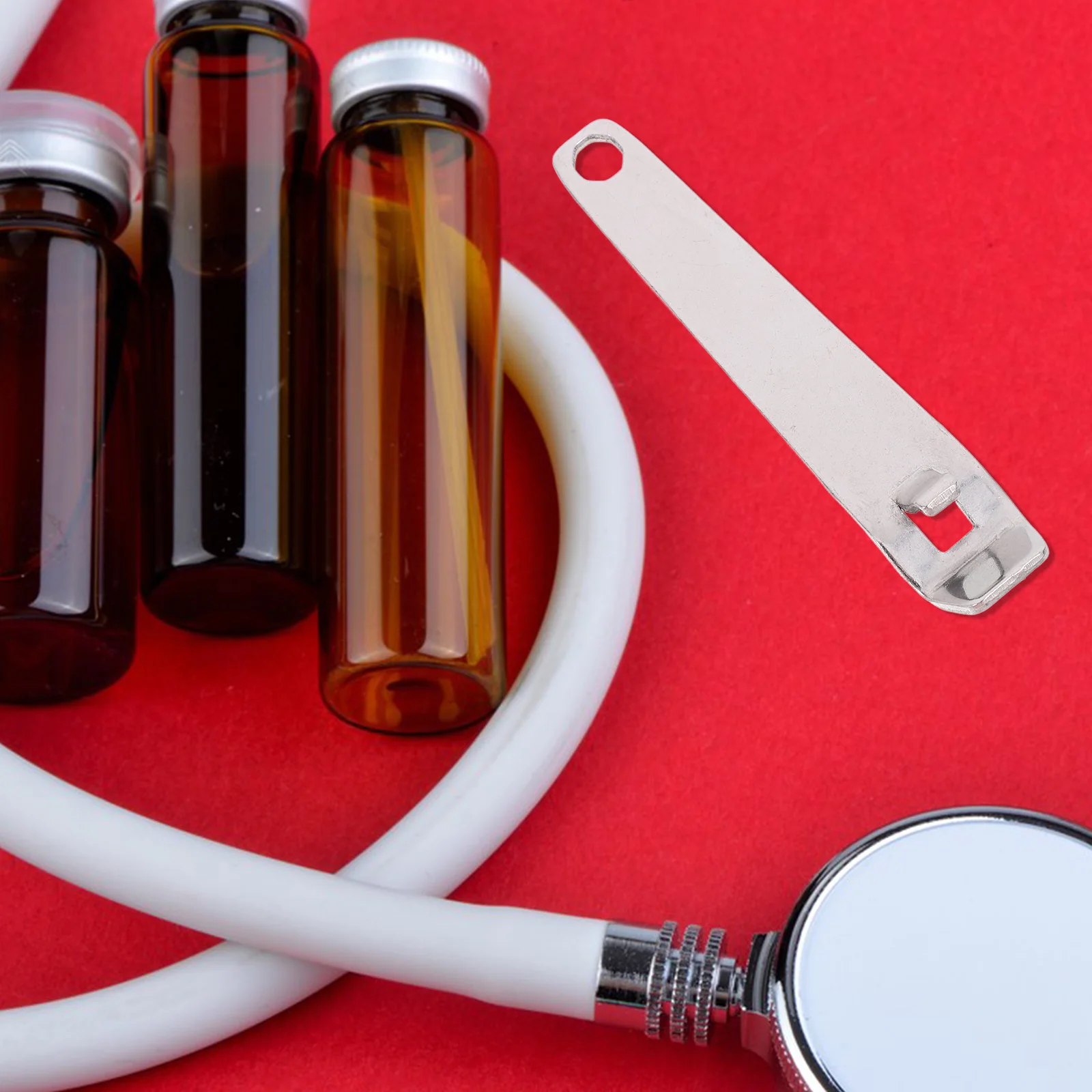 

3pcs Vial Opener Stainless Steel Mini Portable Oral Liquid Nurse Ampoule Bottle Opener Reusable Hospital Supply Lightweight