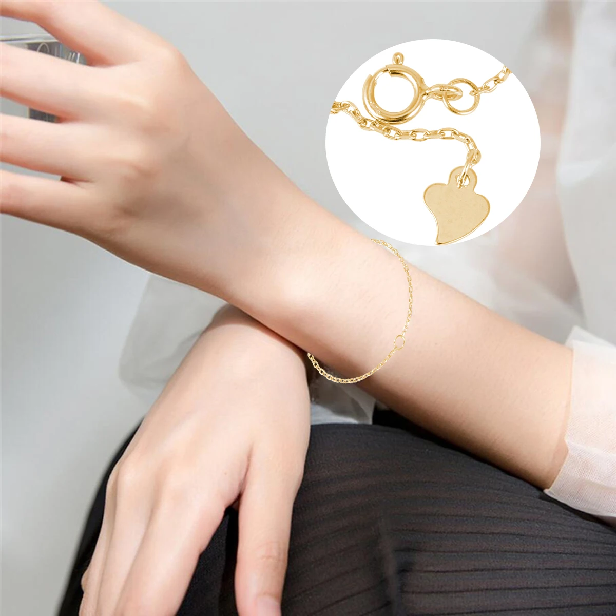 

3 Pcs Extended Chain Accessories Anklet Extension Bracelet Extenders Adjustable Necklace Chains for Jewelry Silver