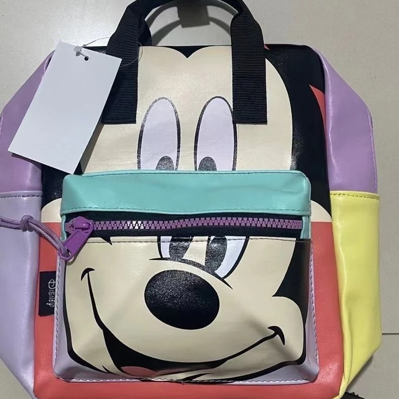 Disney cartoon Mickey Mouse New Kids Backpack Mini Schoolbag Girls and Boys Cute Shoulder Bag