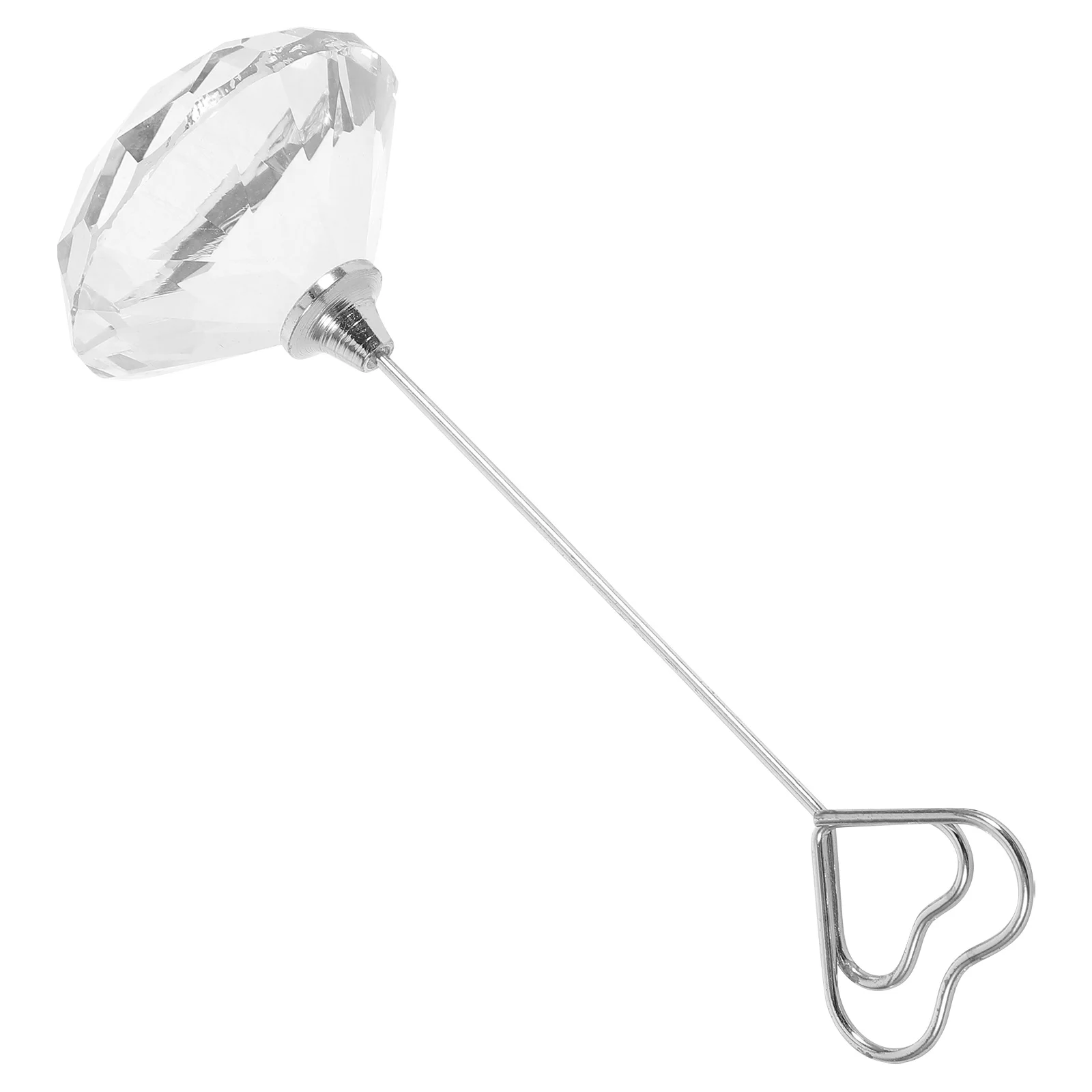 

Crystal Photo Clip Picture Holder Heart Note Clip Desk Memo Clamp Decorative Table Number Stand Wedding Office Decor