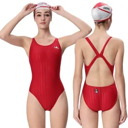 High Quality Women's Competitive Racing Swimsuit FINA Approved Professional Waterproof Chlorine Resistant One Piece Swimwear