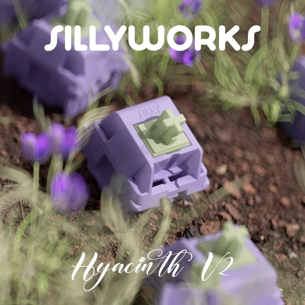 

Sillyworks V2 Hyacinth Switch Linear 45g mx mechanical Keyboard use