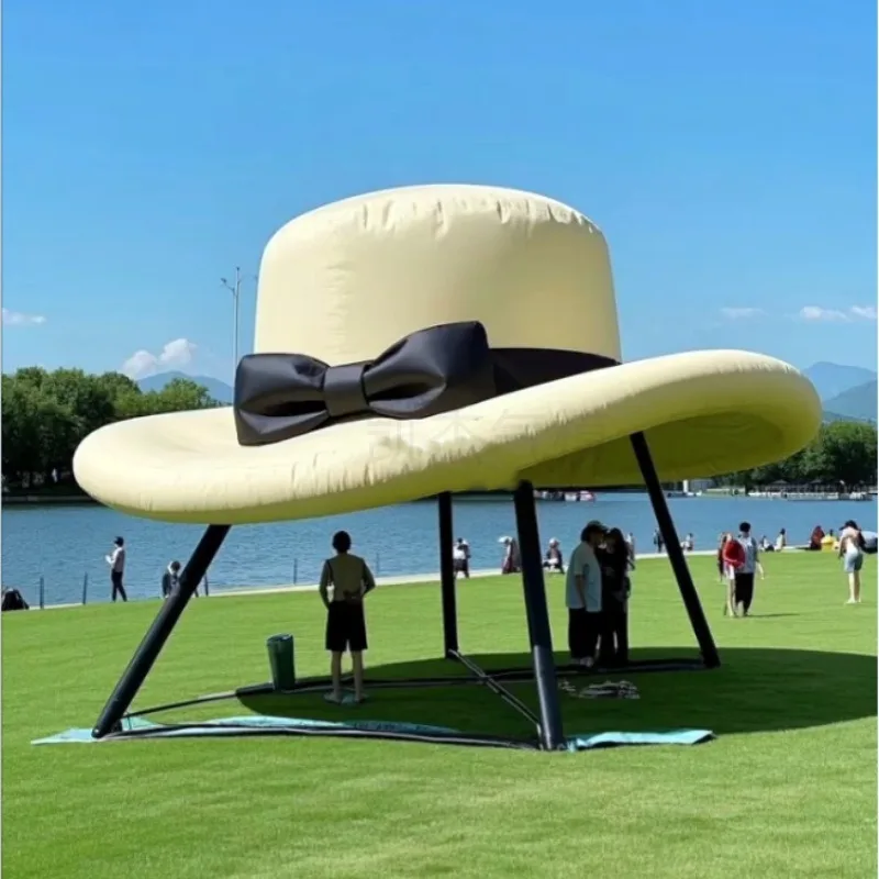 Inflatable Simulation Hat Air Model Large Outdoor Shading Camping Advertising Creative Spring and Summer Atmosphere Beauty Chen