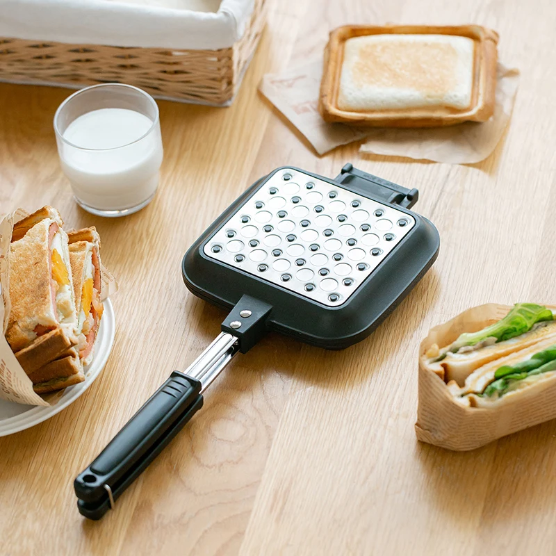 

Japanese Detachable Design Sandwich Pan, Multifunctional Gas Kitchen Bread Frying Pans,cooking Pot Non Stick Toast Breakfast Pan