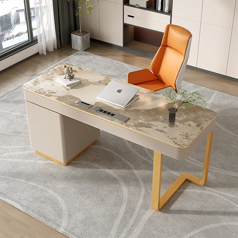 Gaming Organizer White Desk Study Desktops Work Home Conference Desk Accessories ComputerTable Ordinateur Office Furniture