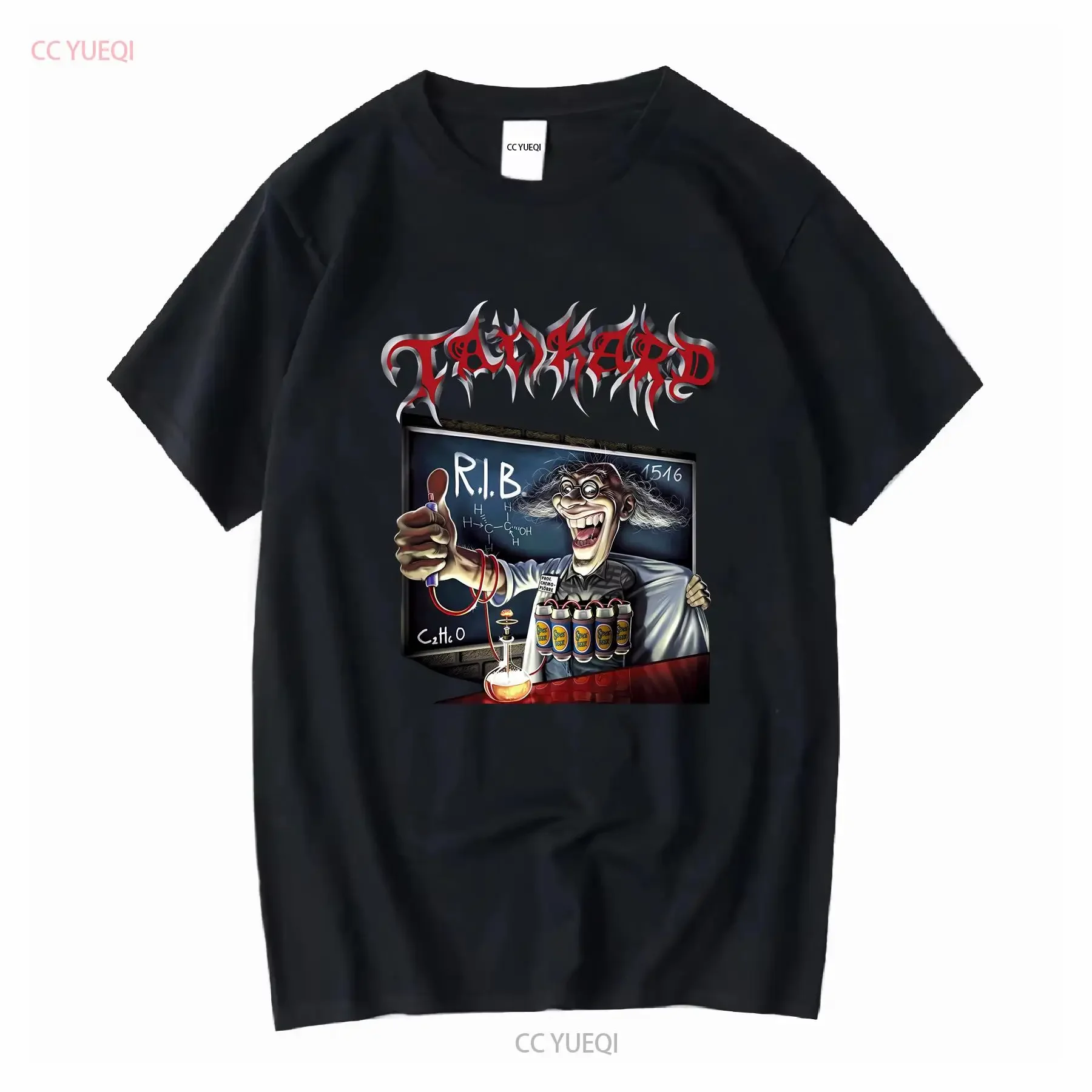 

TANKARD R I B REST IN BEER NEW BLACK T SHIRT long or short sleeves vintage Washed Top For Everyday Wear Soft Stretched Slightly