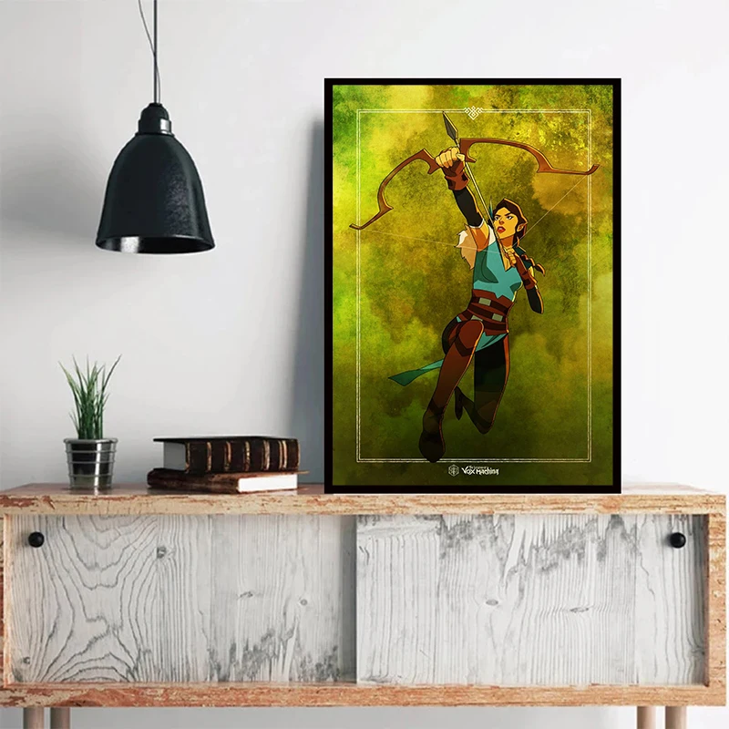 Vox Machina Characters Poster Popular Animation TV Grog Attack Art Canvas Painting Wall Art Living Room Cinema Home Decor Gifts