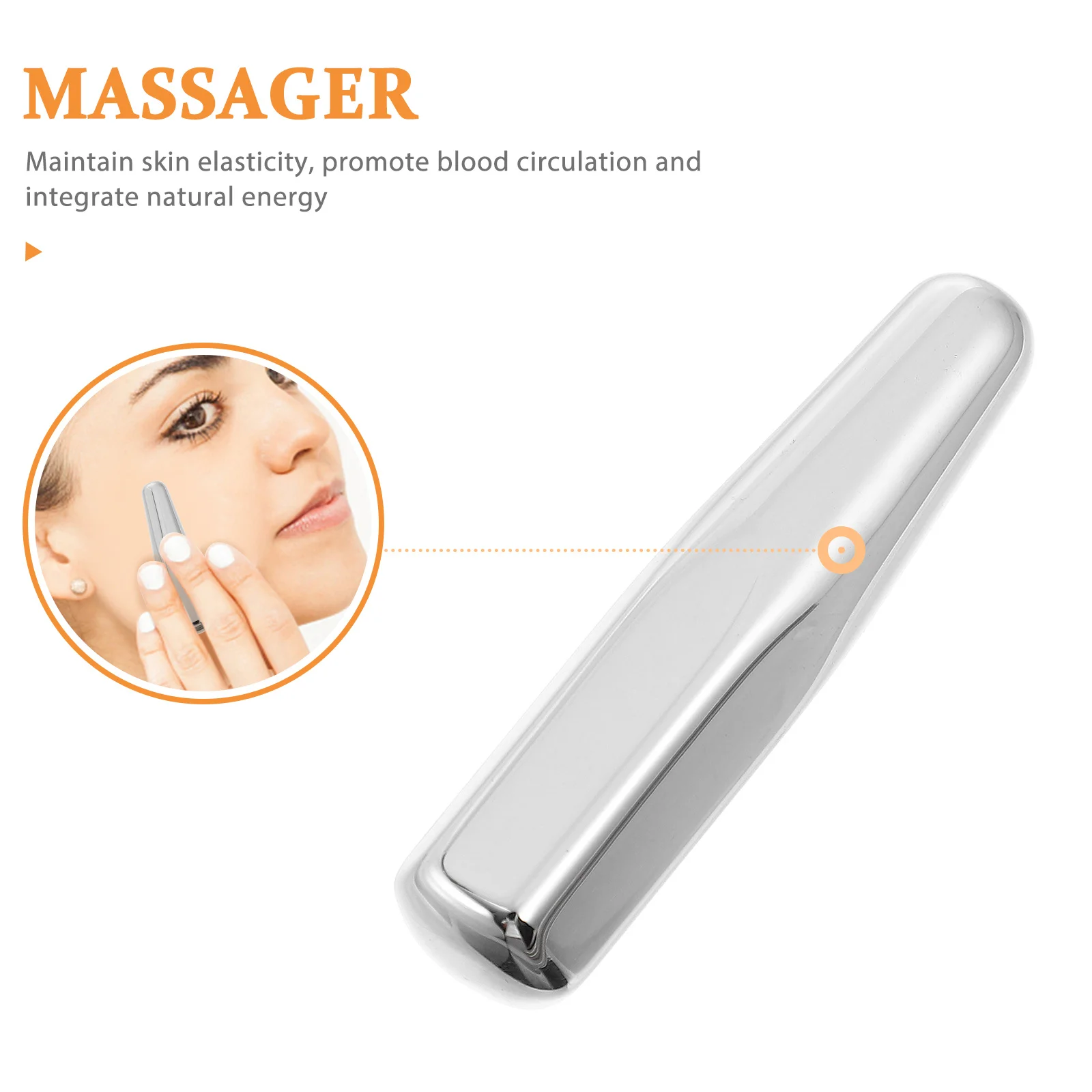 แท่งนวดไทเทเนียมเฮิร์ตซ์ สำหรับการขูดผิวหน้าบำบัด ดูแลผิว นวดตัว จุดฝังเข็ม ผ่อนคลาย