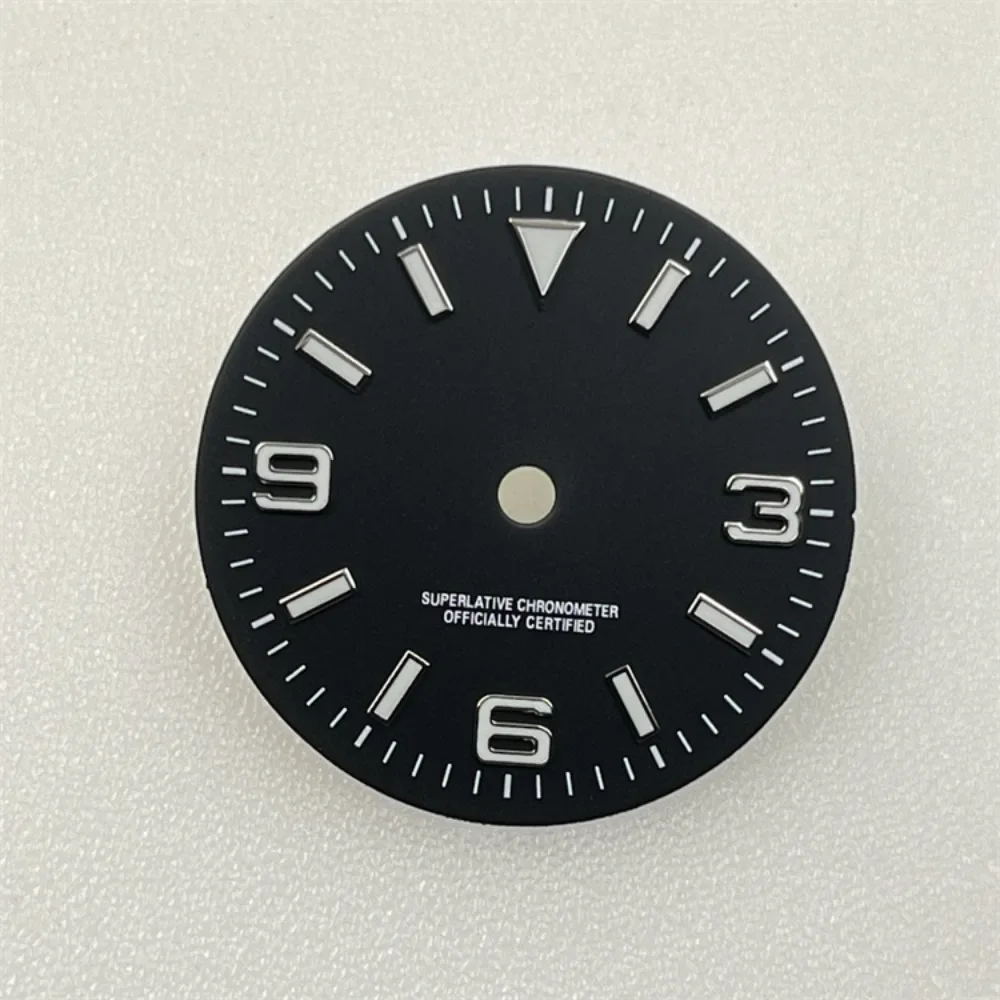 NH35 Dial GBW9 Luminous Watch Dial Logbook Surface Probe 28.5mm 31mm Watch Faces for NH35A/4R35/NH34/NH36 Movement Accessories