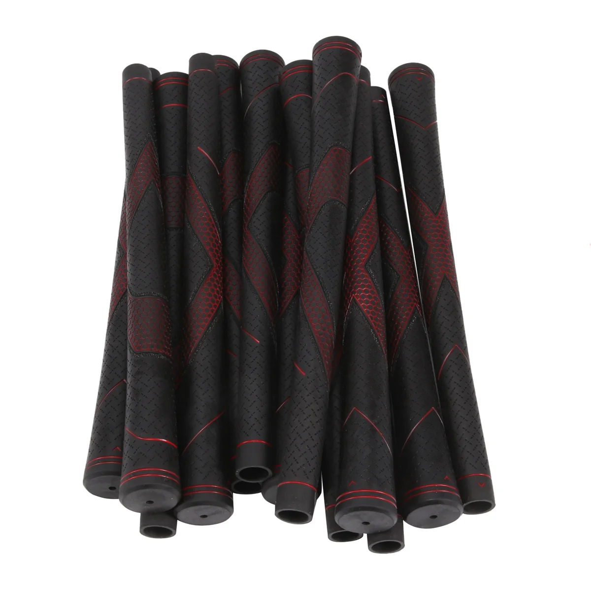 

13Pcs Golf Grip Putter Grip High Traction Standard Rubber Stability Golf Club Putter Grips Club Grips Universal(Red)