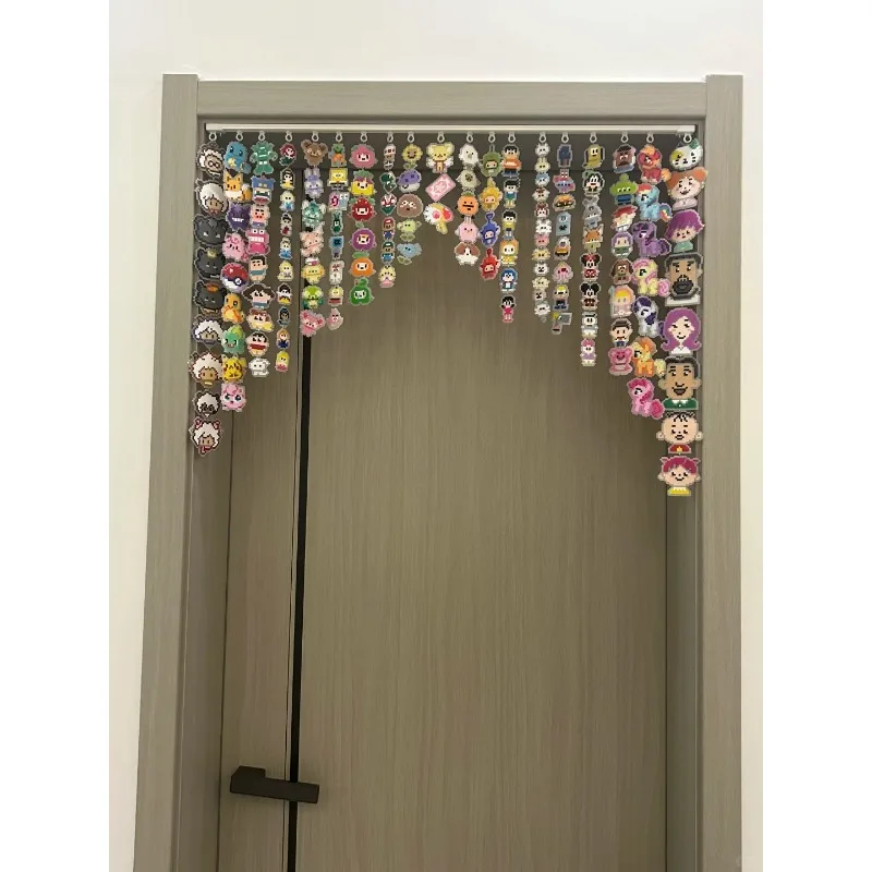Finished product storage Ziplock bag Paste track Curtain string curtain Cabinet curtain No punching beaded slide