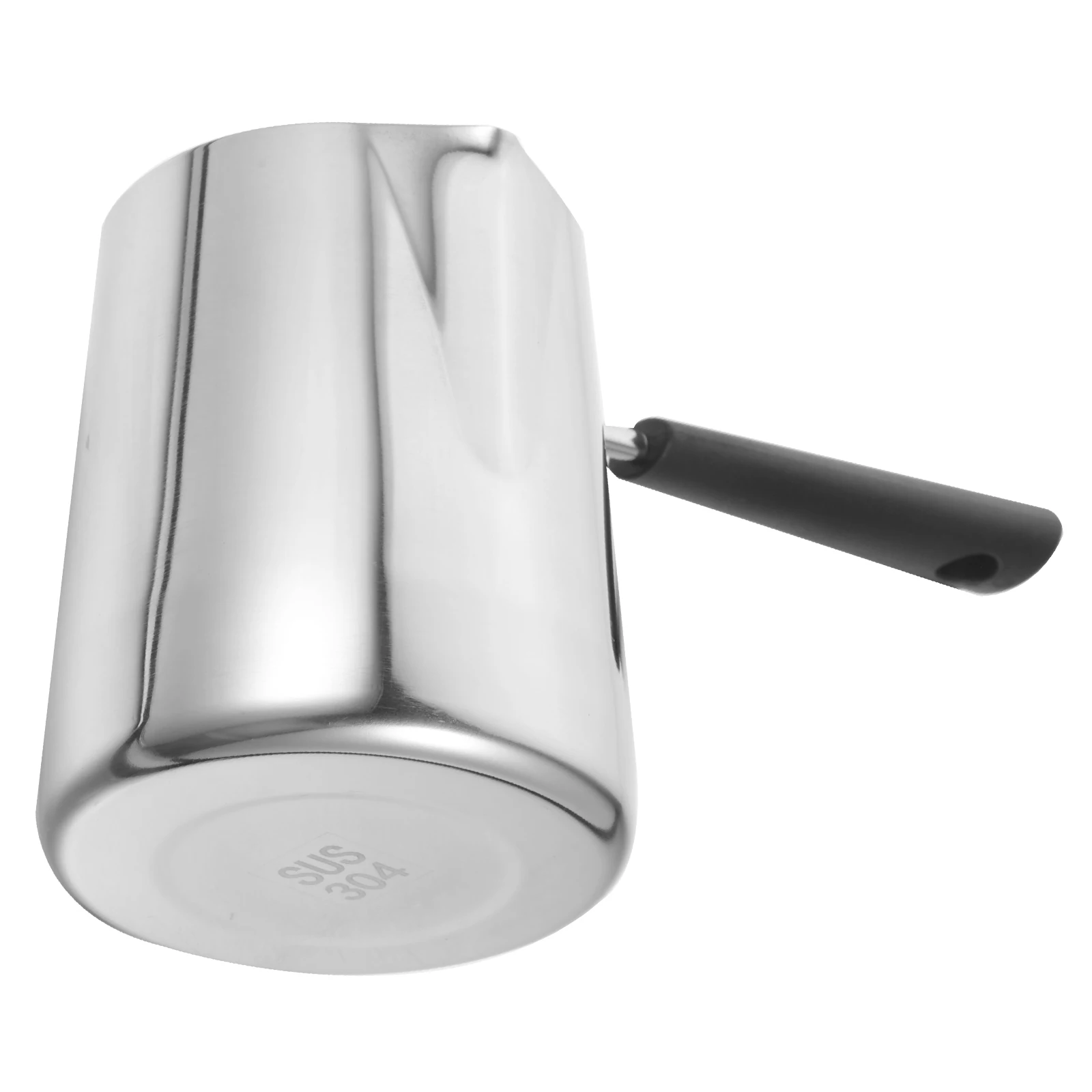 

Milk Cup with Handle Small Saucepan Stovetop Milk Steamer Deep Pots Stew Stock Soup Chocolate Melting Heat Resistant Stainless