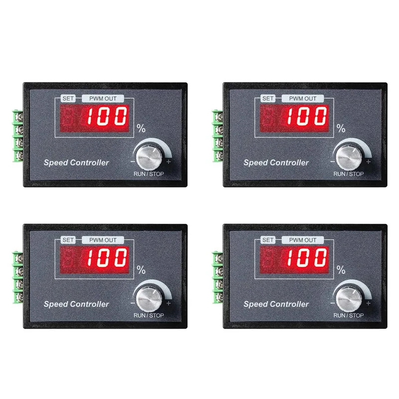 A37T-4X PWM DC Motor Speed Controller 6-60V 30A With Digital Display & Robust PCB - Perfect For Various Machines