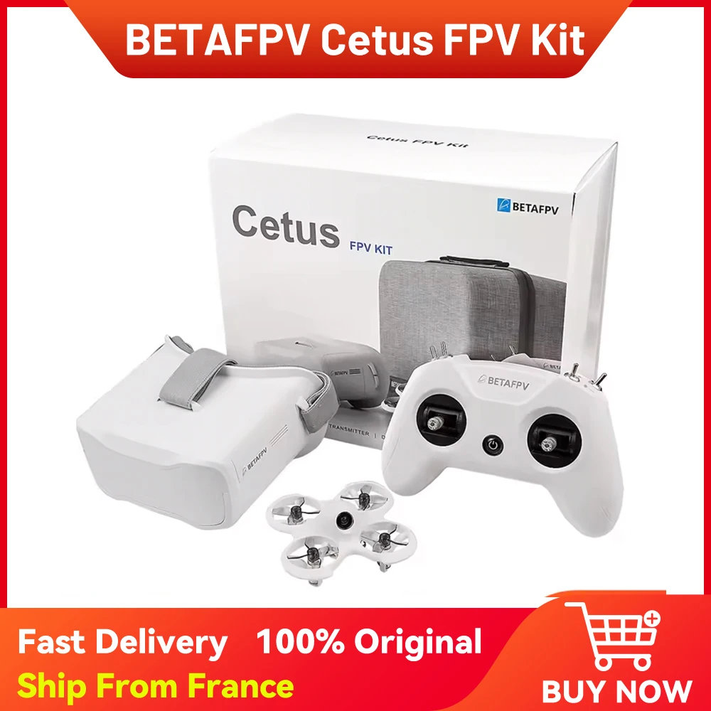 Betafpv Cetus FPV Kit Indoor Racing Drohne BNF/RTF Frsky D8 Lite Funkgerät 2 SE Sender 5.8G 14dBi VR02 Brille Quadcopter