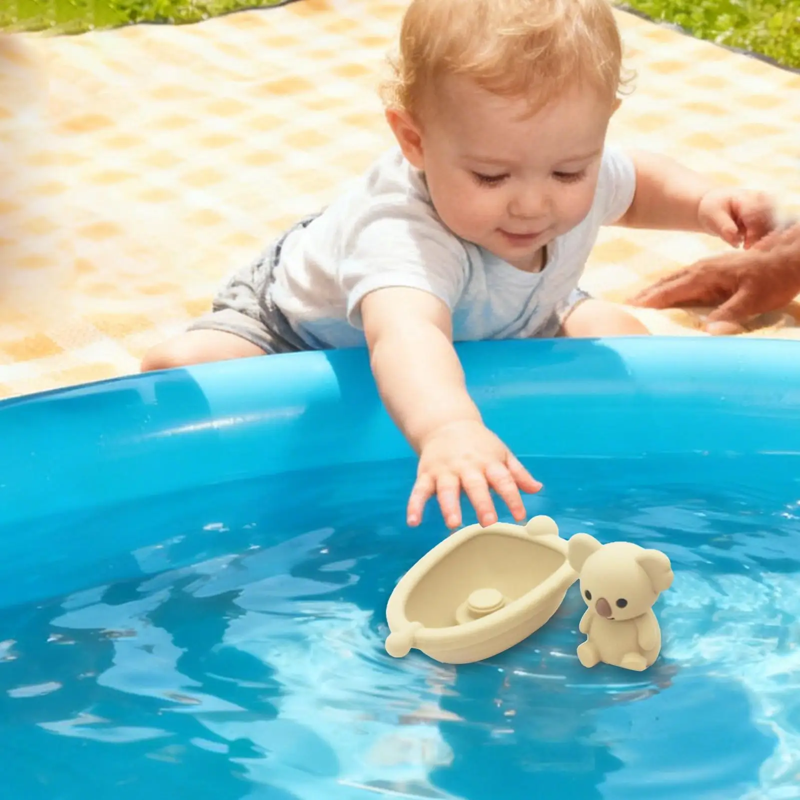 ชุดของเล่นอาบน้ำซิลิโคนลอยน้ำ เกมนิ้วลอยน้ำ ชุดของเล่นเรือลอยน้ำ สำหรับเด็กชาย เด็กหญิง ใช้ในบ้าน เดินทาง อ่างอาบน้ำ ฝักบัว สระว่ายน้ำ