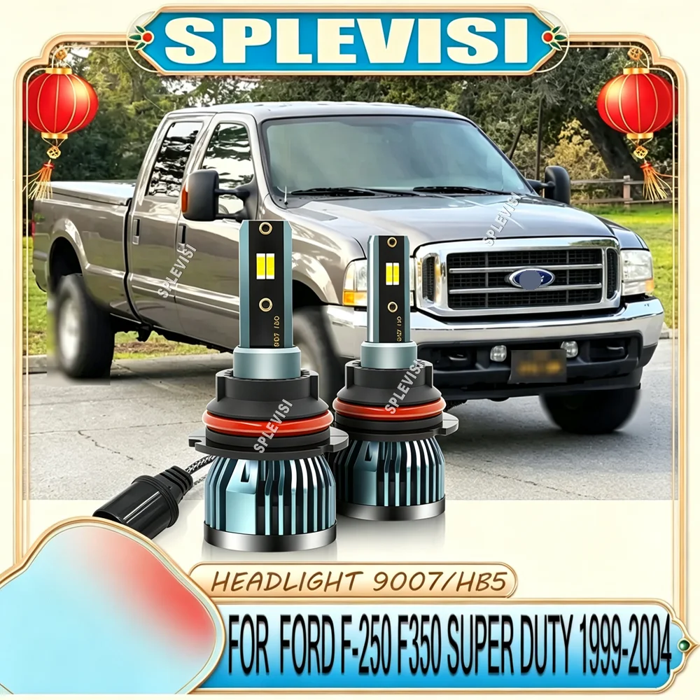 LED Headlight Hi Performance Stable & Reliable Operation 9007 9004 For Ford F-250 F350 Super Duty 1999 2000 2001 2002 2003 2004