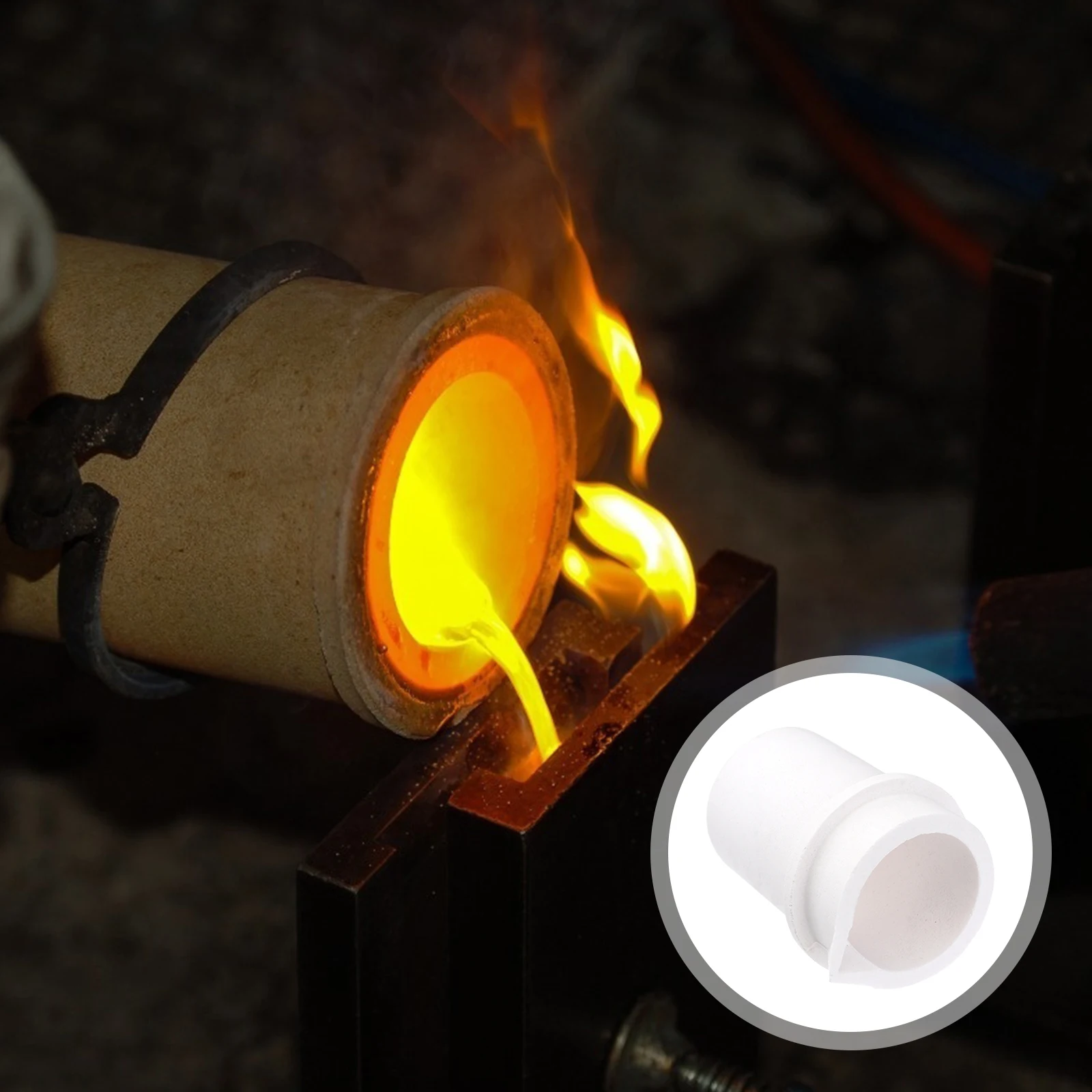 

Quartz Melting Gold Cup The Crucible Smelting Crucibles Casting Pot Refining Ceramics