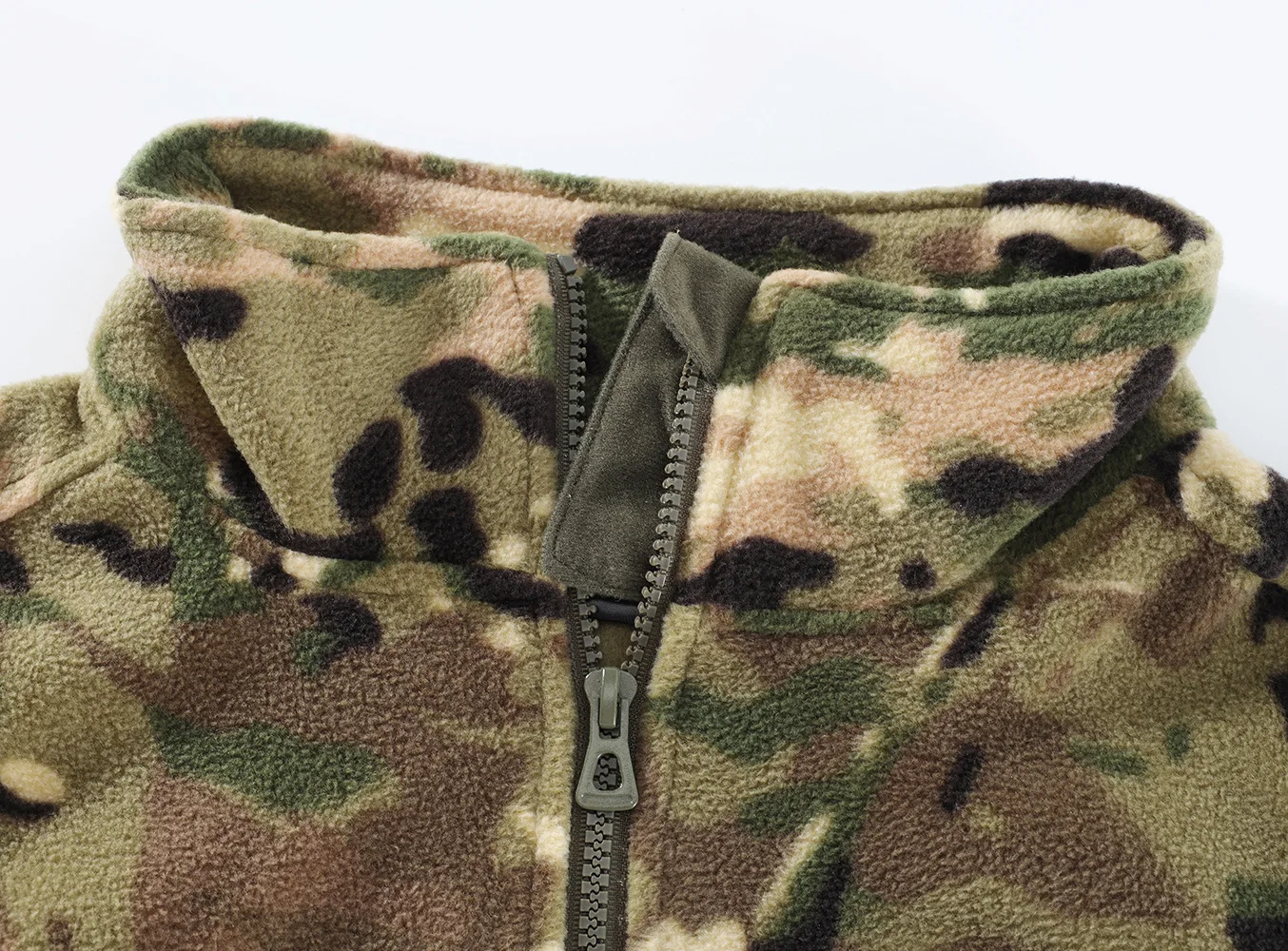 Outdoor Camouflage Fleece Jacket Double-Sided Shake Fleece Cardigan Tactical Jacket Warm Mountaineering Suit 120 S2e999591bd9140b2810dfe4bcb72a575C