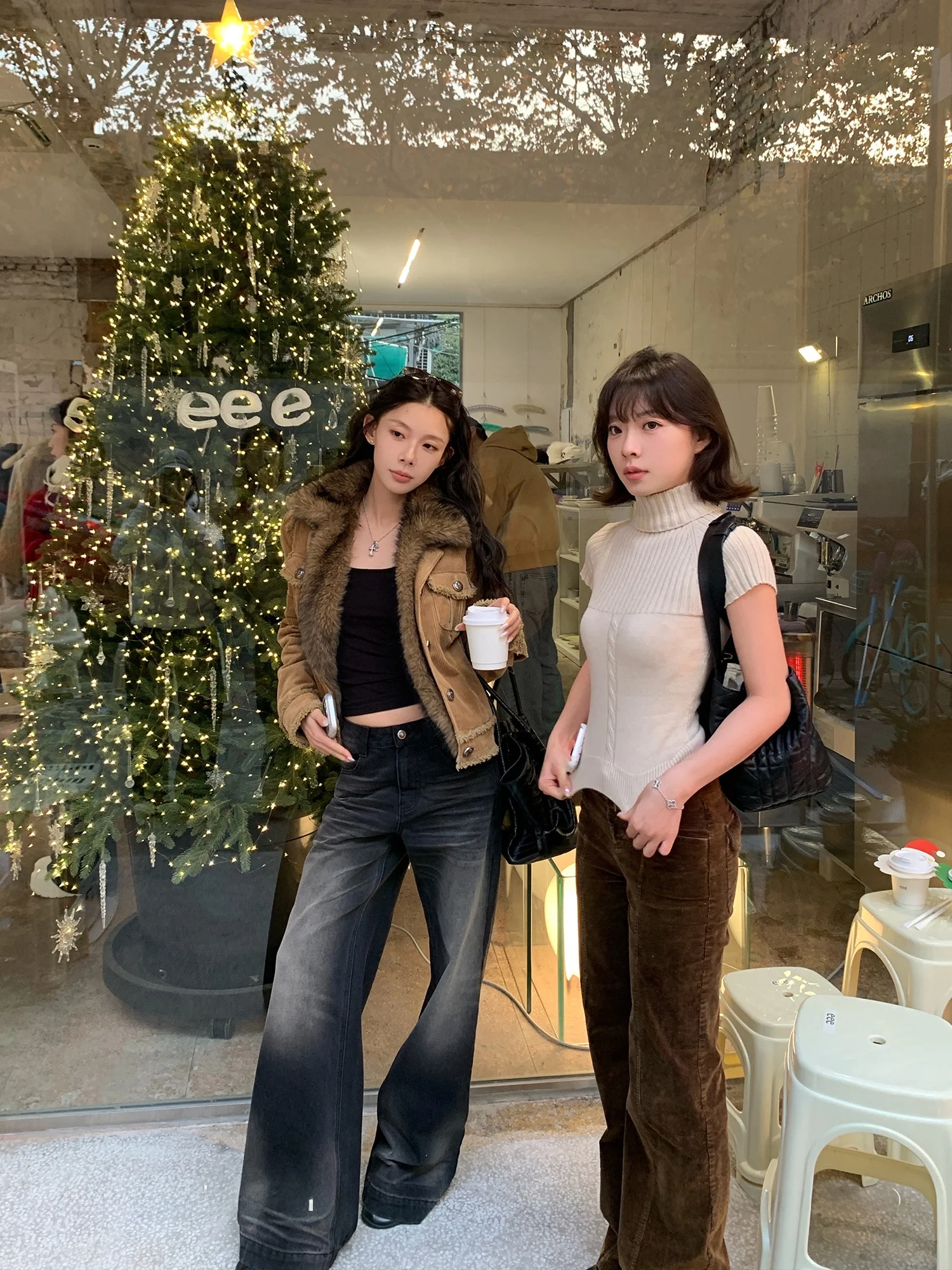 

Ретро-джинсы американского стиля из высококачественного хлопка, широкие, прямые, повседневные, удобные, с высокой талией, для женщин, зимние, новинка