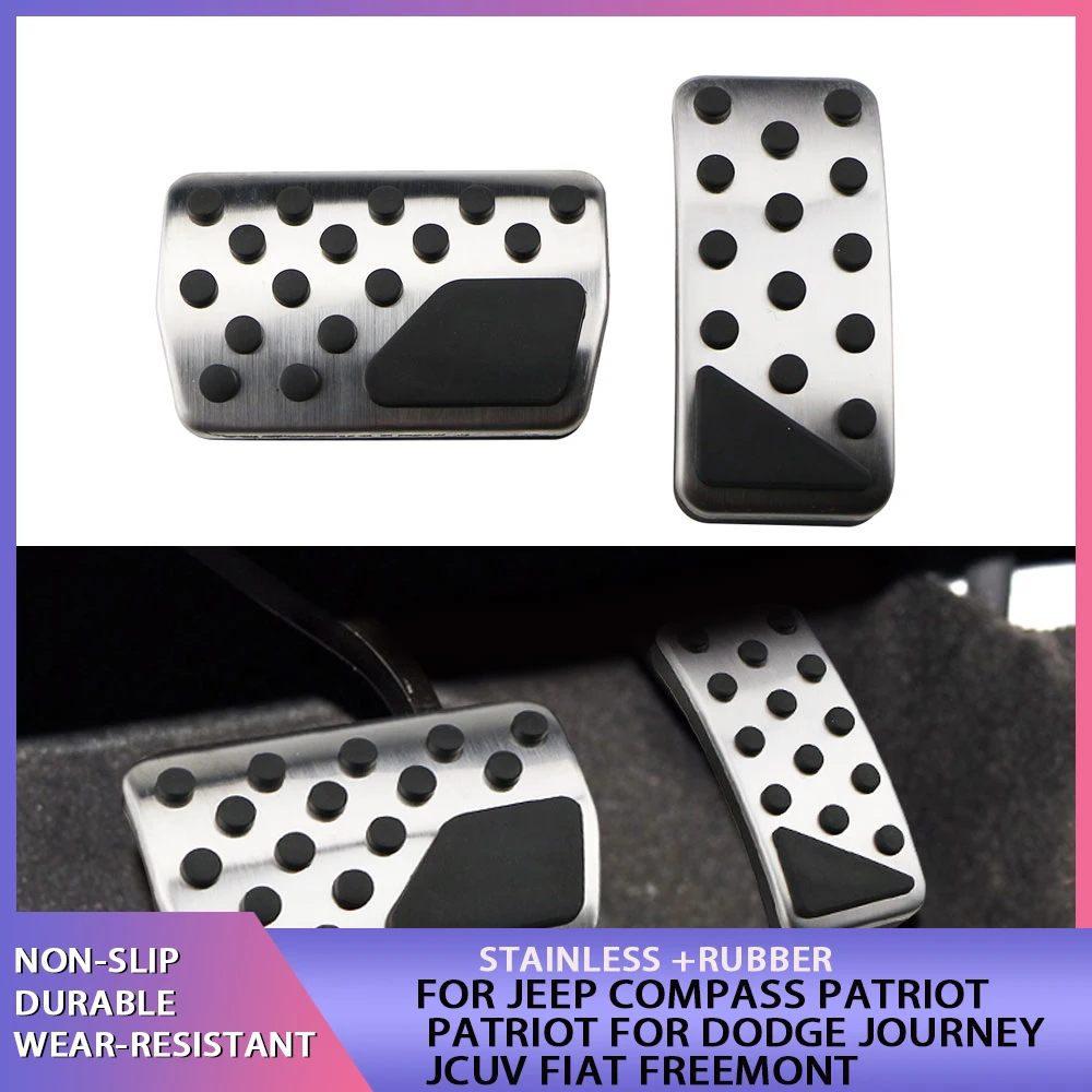 AT Car Pedals for Jeep Compass Liberty Patriot 2007-2017 for Dodge Journey JCUV 2011-2019 Fiat Freemont 2013-2016 Accessories