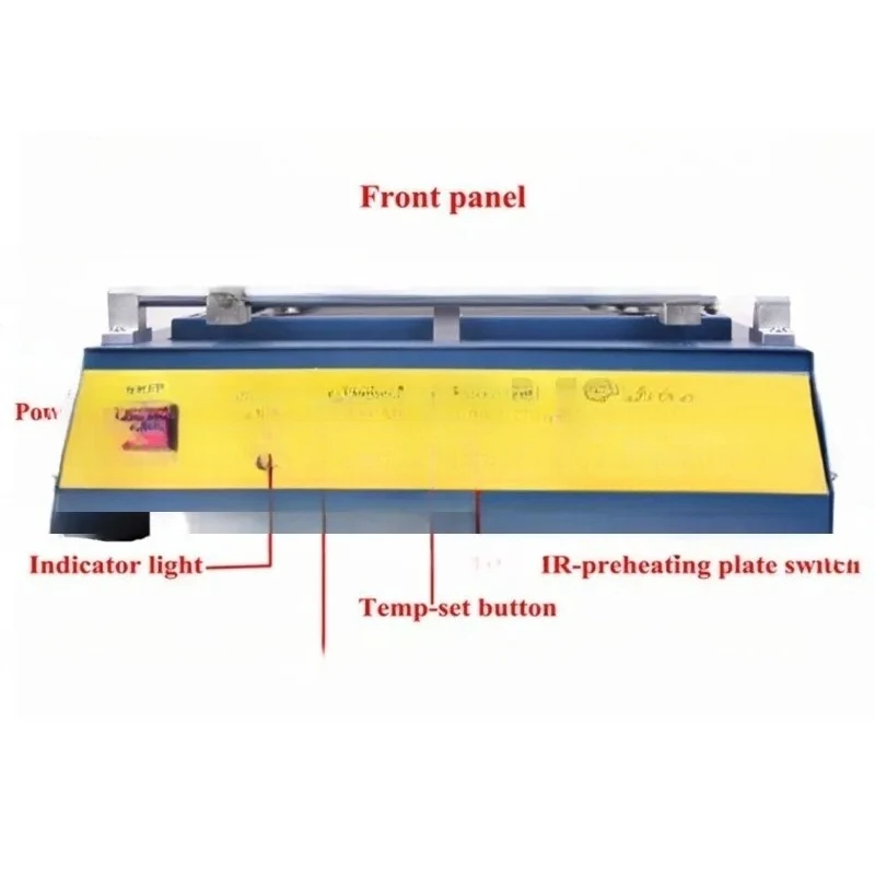 220V or 110V Puhui T8280 PCB Preheater IR Preheating Plate T-8280 IR-Preheating Oven 0-450degree Celsius Solder Repair