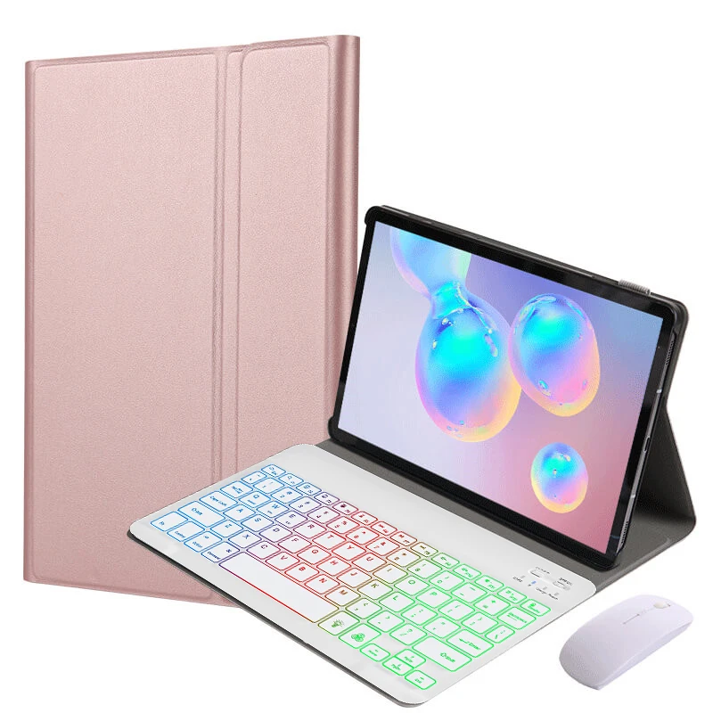 Rainbow Backlight Keyboard Cover for Funda Lenovo Tab P11 Case TB-J606F P11 Plus Case for Lenovo Tab P11 Pro 11.5 inch Teclado