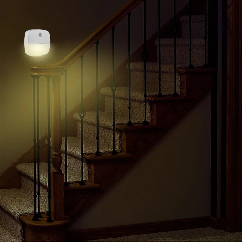 Wireless Night Lamp with Motion Sensor LED Night Lights Batteries Small Nightlights Lamp for Room Corridor Closet Easy Install