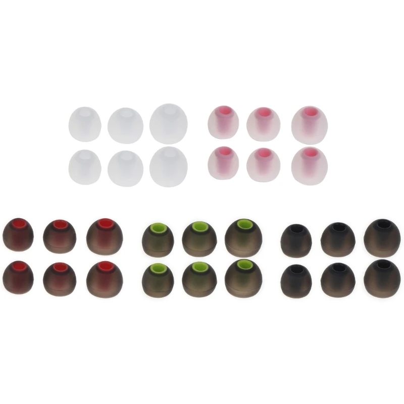 เคล็ดลับหูฟังซิลิโคนขนาด 3.8 มม. เปลี่ยนหูฟังหมวก Eartips เคล็ดลับ Eargels 1 ชุด