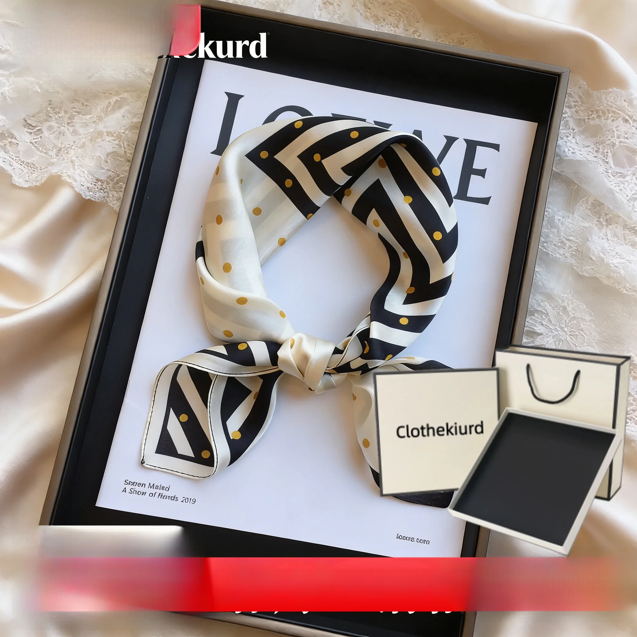 clotheklurd-silk-scarf-women's-spring-summer-versatile-small-square-polka-dot-scarf-necktie-korean-style-multi-functional