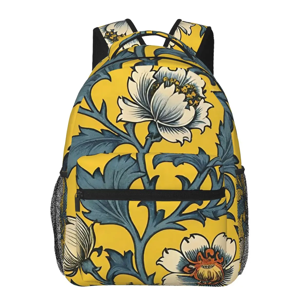 

Винтажные красивые рюкзаки William Morris в рамке, настенные художественные рюкзаки для мальчиков и девочек, школьные сумки для студентов, детский рюкзак, сумка на плечо