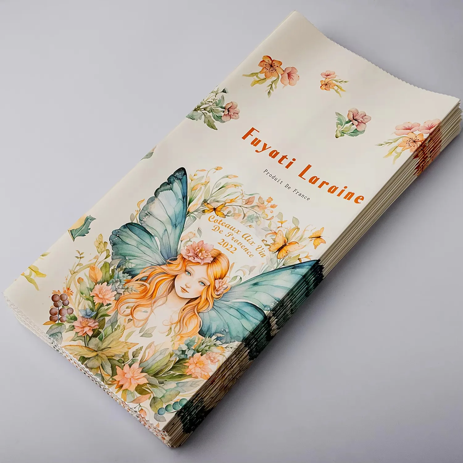 شعار مخصص ورق مناديل النبيذ | غلاف زجاجة أنيق | ورق تغليف النبيذ | ورق التغليف | استخدام زجاجة الهدايا #4