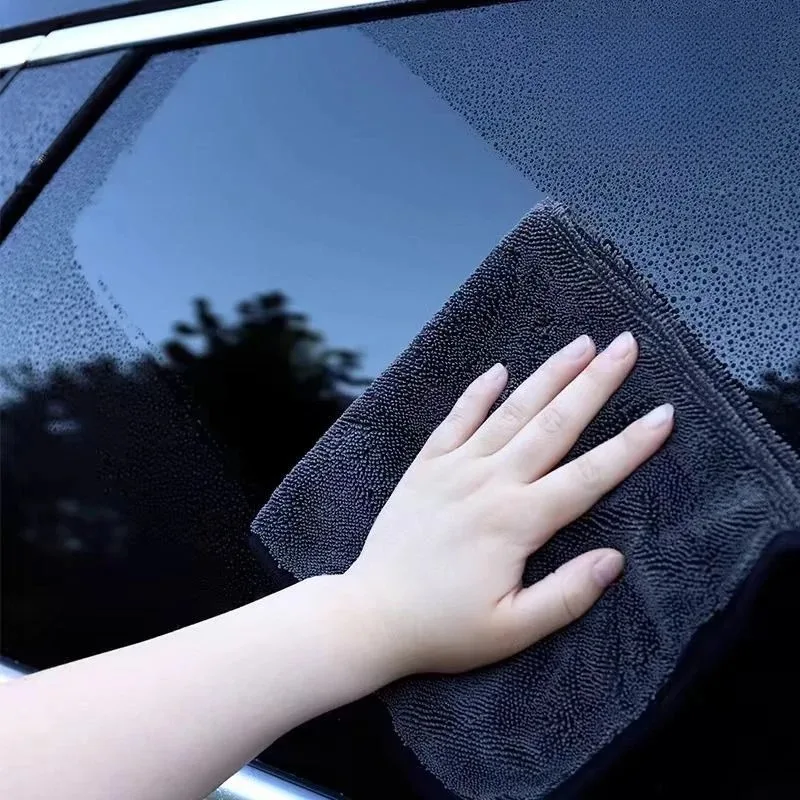 غسيل السيارات خدش الحرة منشفة غسيل السيارات جديد 2025 لمنشفة 40*60 مللي متر مع الوجهين ألياف فائقة الدقة لينة ونظيفة ماصة