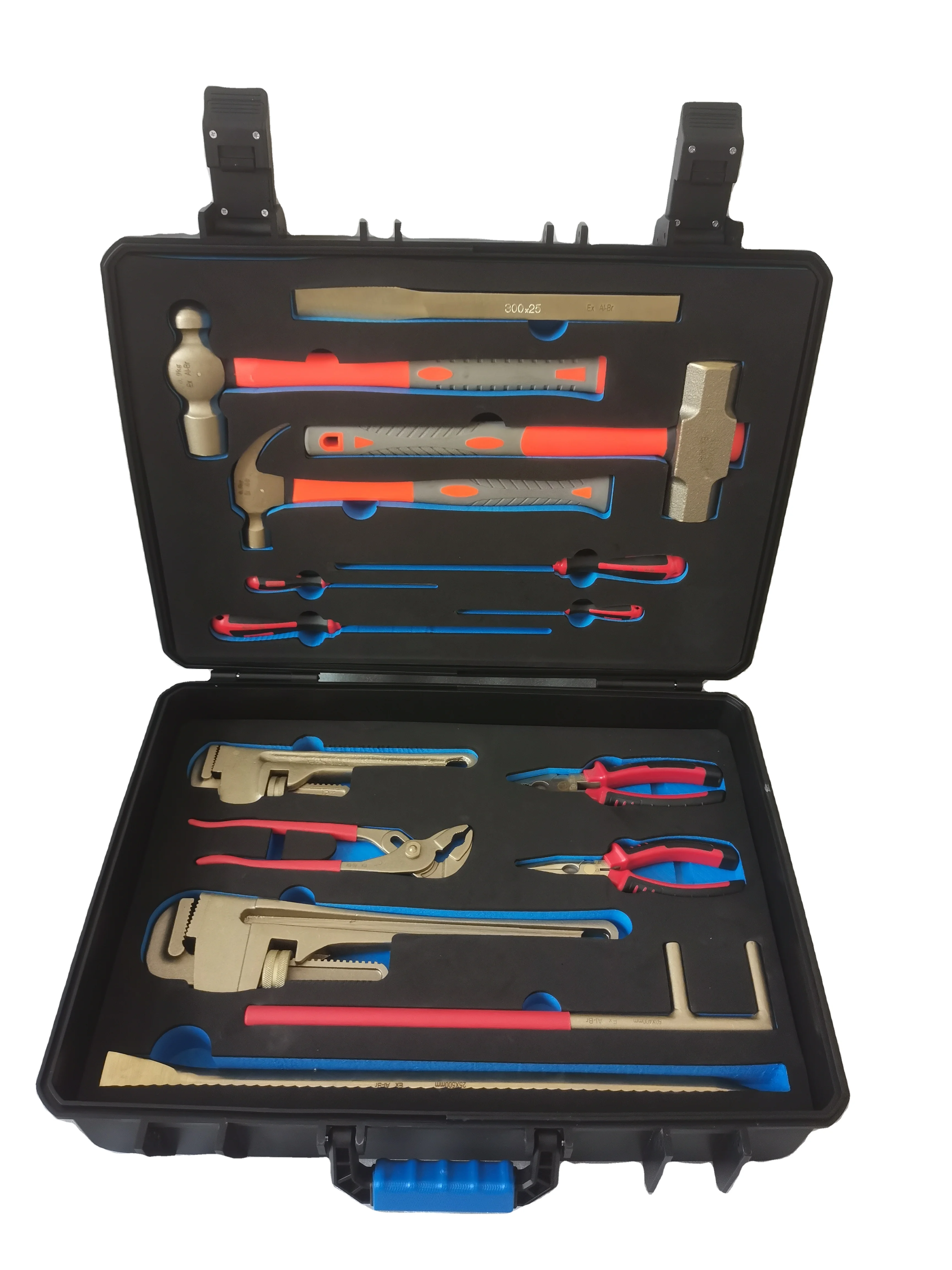 Oak Brand Aluminum Bronze Non Sparking Explosion Proof Tools Set 28pcs Hand Operated Wrench Plier Hammer Industrial Grade CE OEM