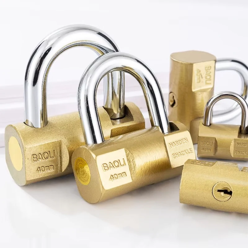 Small Anti Theft Padlock With Matching Keys Mini Security Lock For Cabinet Drawer Luggage Warehouse Gate Storage Protection