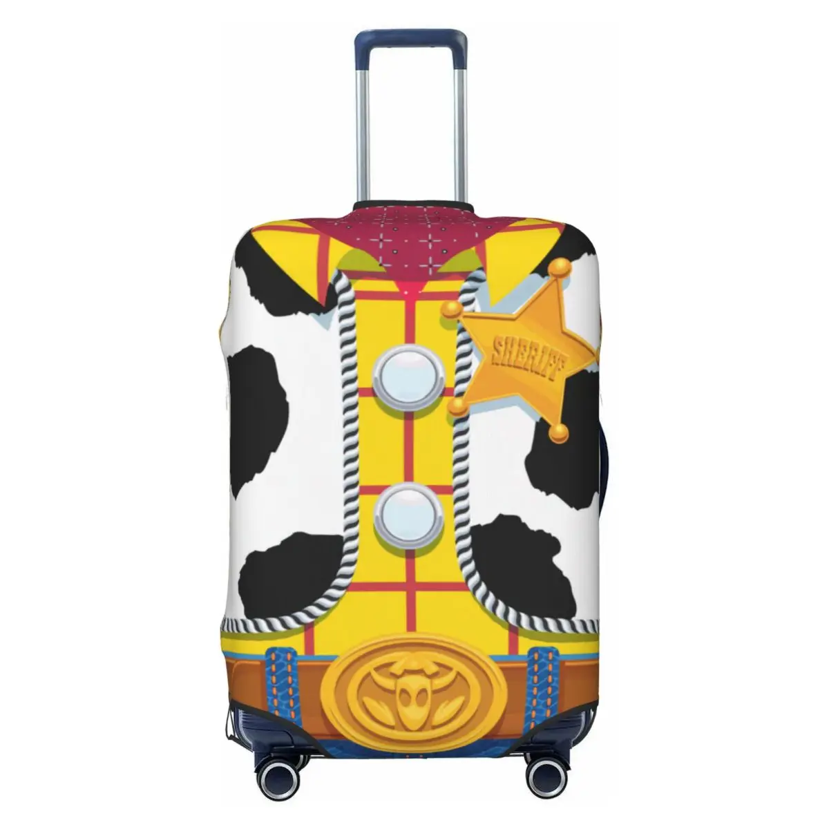 

Пользовательский наряд «История игрушек» Вуди, шериф, чехол для багажа, модные защитные чехлы для чемодана, костюм для 18-32 дюймов