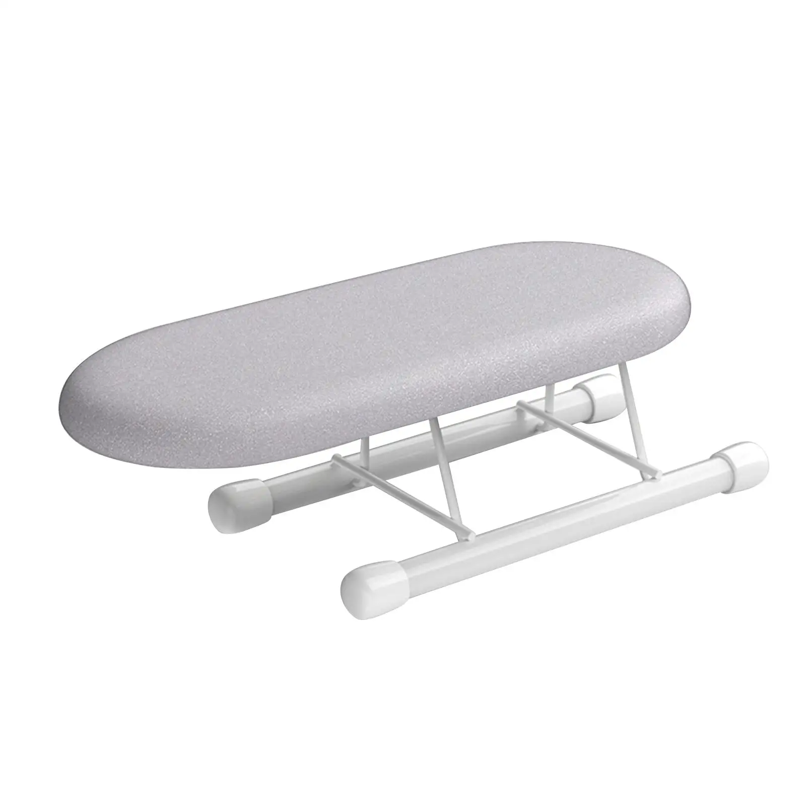 Foldable Ironing Board Table Top Small Steel Frame Removable Cover for Easy Storage in Cabinet or Sewing Room