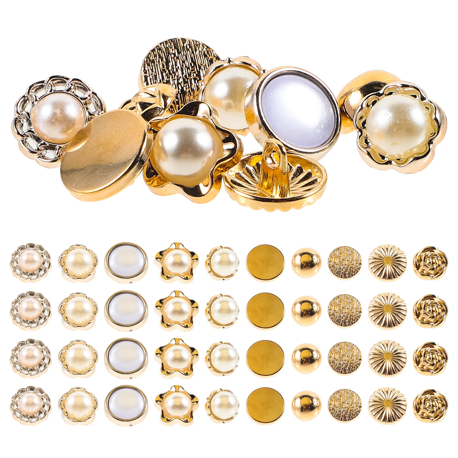 

100Pcs Resin Buttons for Clothing DIY Sewing Button Set Stylish Decorative Buttons for Garment Craft Coat Sweater Shirt Repair