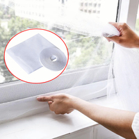 Fly Mosquito Window Net Insect Mesh Window Screen Net Indoor Mesh Bug Mosquito Net Easy To Fit with Tape Home Textile Curtains