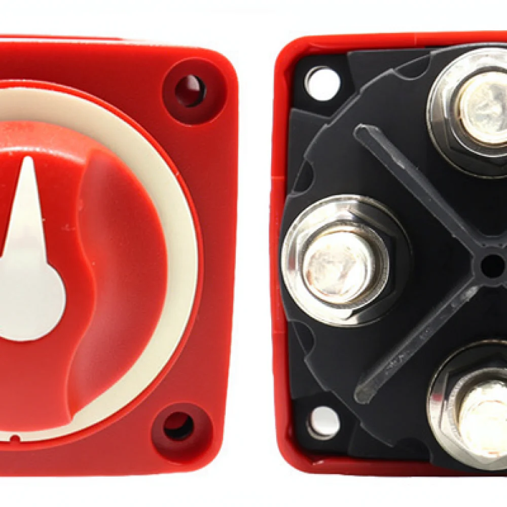 Automotive Battery Switch Master Disconnect Isolator For Marine Boat Rv Power Management Dual Circuit Selector