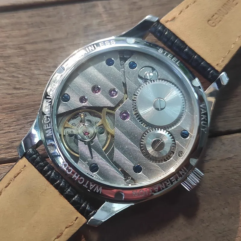 Vakuy دليل الميكانيكية WatchShanggu الأعمال النورس ST3600 Wenyi Huai Hua موازين الخط الذكور الجلود