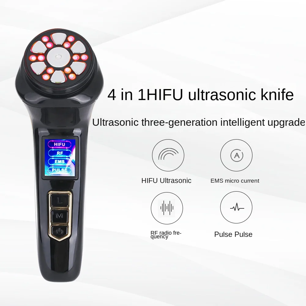 3rd Generation Mini HiFu Warm and Hot EMS Micro Electric Pulse Lifting and Moisturizing Multi Functional Beauty Device