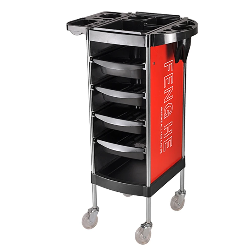 Hairdressing Salon Trolley Hairstylist Detailing Salon Trolley Esthetician Supplies Wagen Mit Rollen Pretty Furniture YN50ST