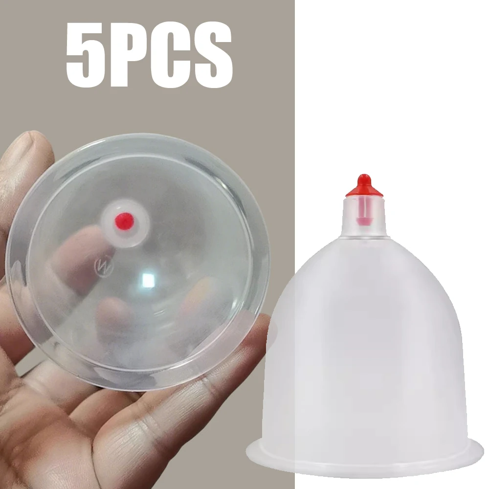 

5 шт. одноразовые чашки для массажа, здравоохранения, домашнего использования, пластиковые вакуумные всасывающие инструменты для красоты, спа, портативное массажерное устройство