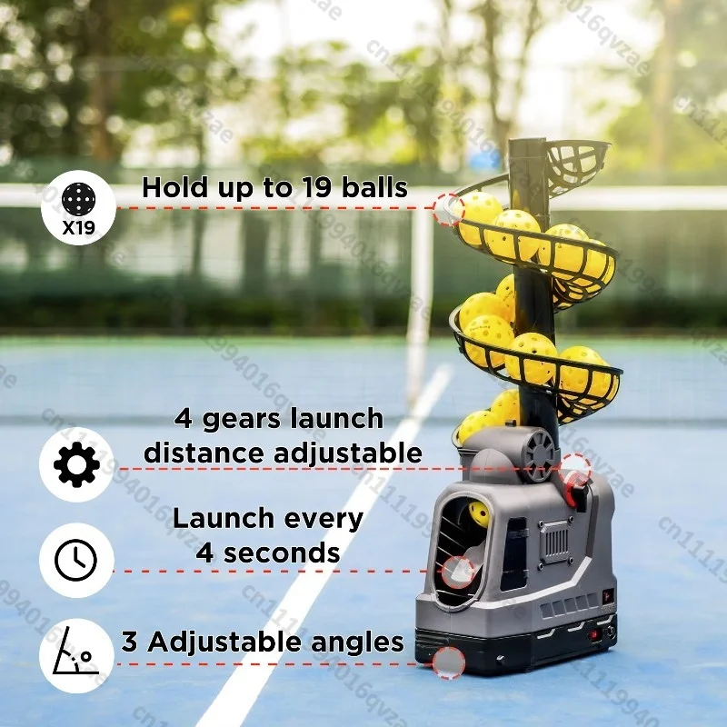 681PBH Peeling Machine with Automatic Swing 3 Angles and 4 Speed Adjustable Portable Peeling Ball Launcher