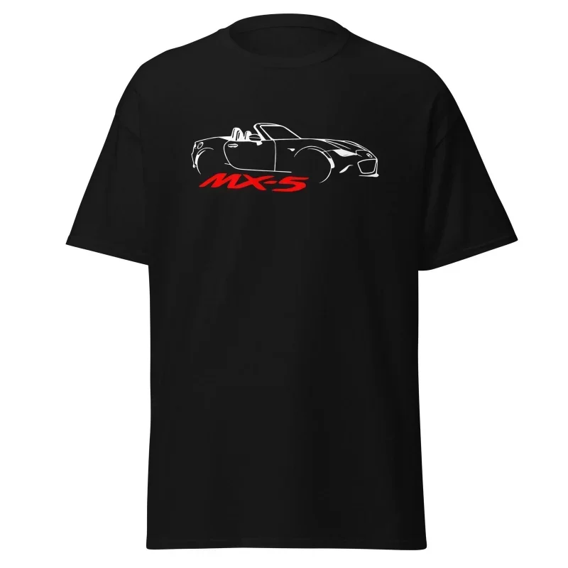 

New leisure MX-5 Miata Car Enthusiast T-shirt Summer 100% Cotton Cool Tee S-3XL