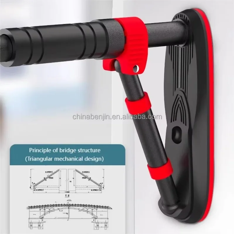 قضيب سحب للمدخل مع شريط مساعد لتدريب الذقن للتمرين المنزلي