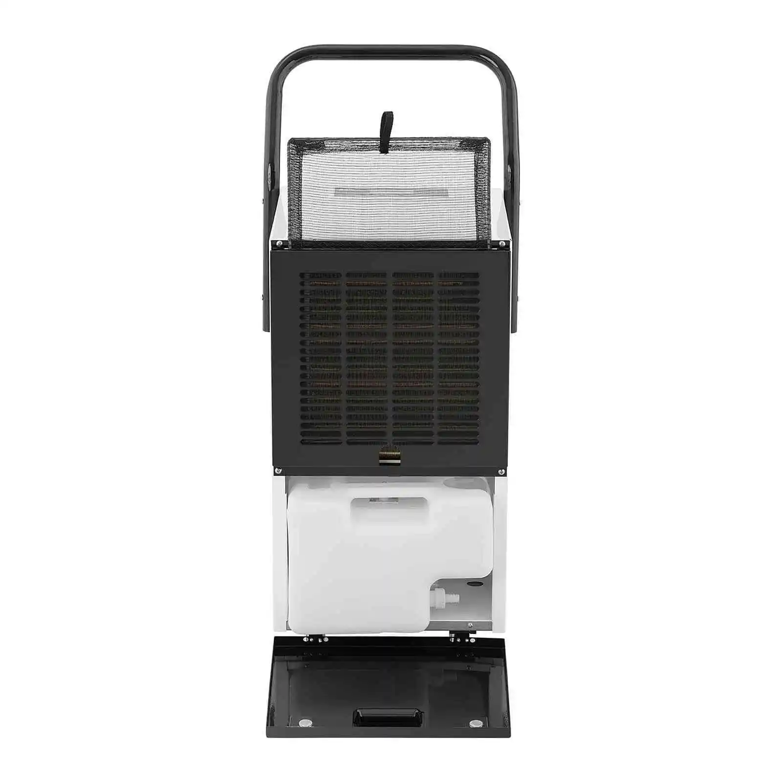 60L Commercial Refrigerative Dehumidifier with 7L Water Tank Automatic Defrost Portable Humidity Control for Flood Restoration